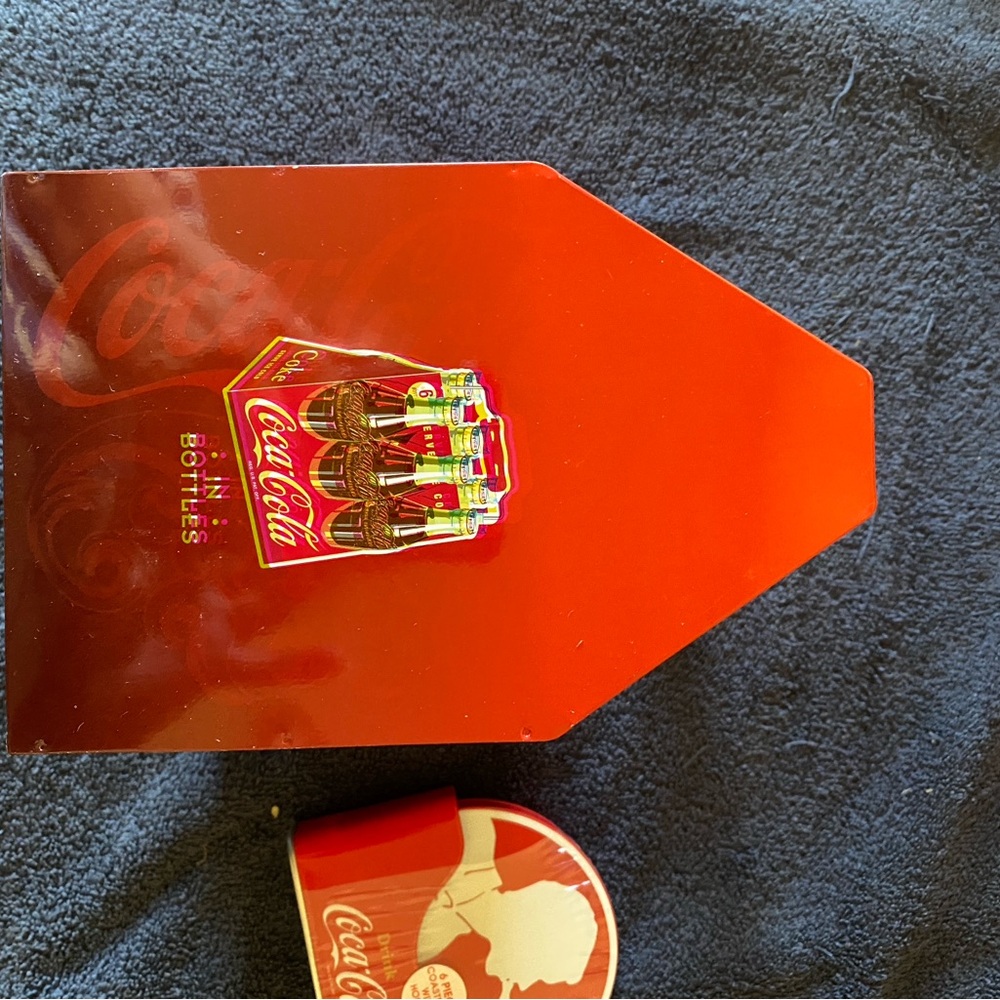 Coca-Cola Advertising Serving Tray Coasters and Napkin/Utensil Holder - Picture 5 of 8
